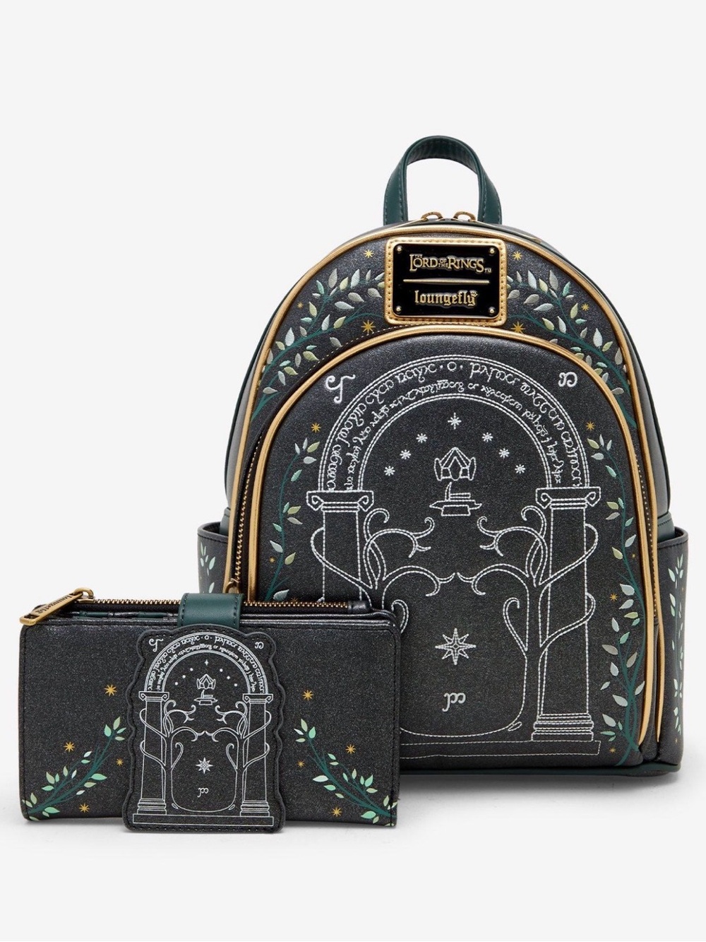 Lord of the Rings Doors of Durin Backpack and Wallet